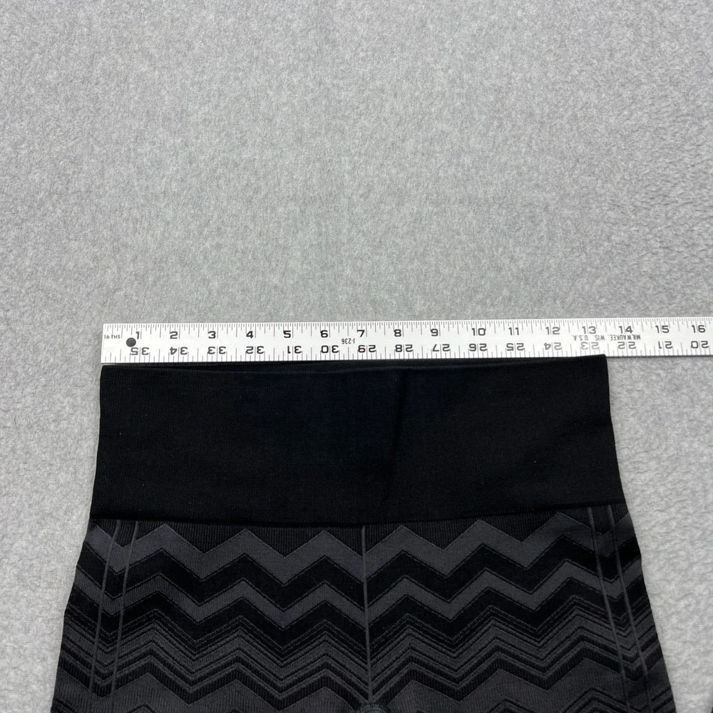 Lululemon Ebb To Street Pant Womens 6* Black Gray Chevron Yoga Leggings W5G17S